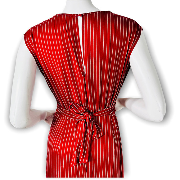 Cotton-on jenny stripe garnet delilah deep v-Neck jumpsuit - Picture 5 of 11